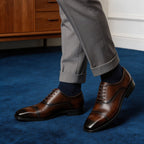 Cap Toe Oxford Shoes Lace-Up Formal Dress Shoes Y101146
