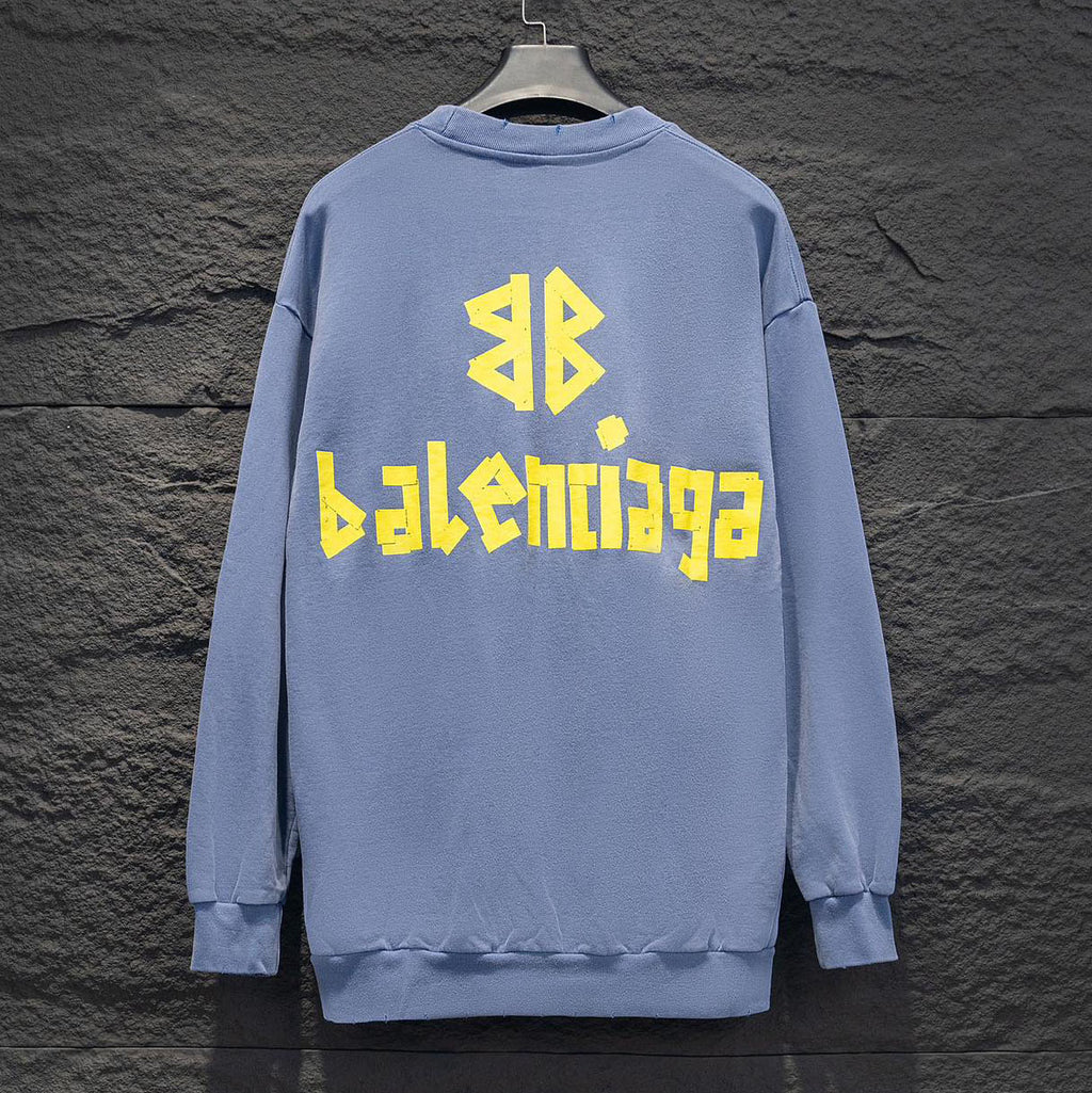 Loose Fit Street Style Crew Neck Sweatshirt X269003