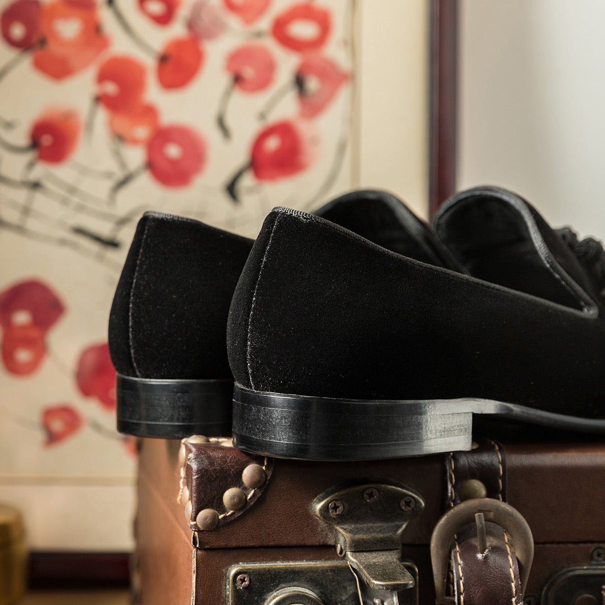 Tassel Velvet Loafer Dress Shoes P050521