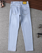 Roma Script Embroidery Slim Fit Denim E260929
