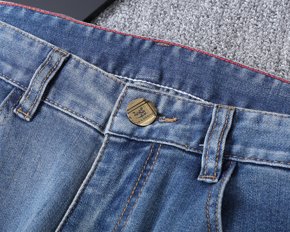 Vintage Cross Stitch Line Slim Denim V260848