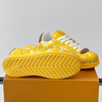 Allover Printed Lace-Up Low Top Platform Sneakers S283420