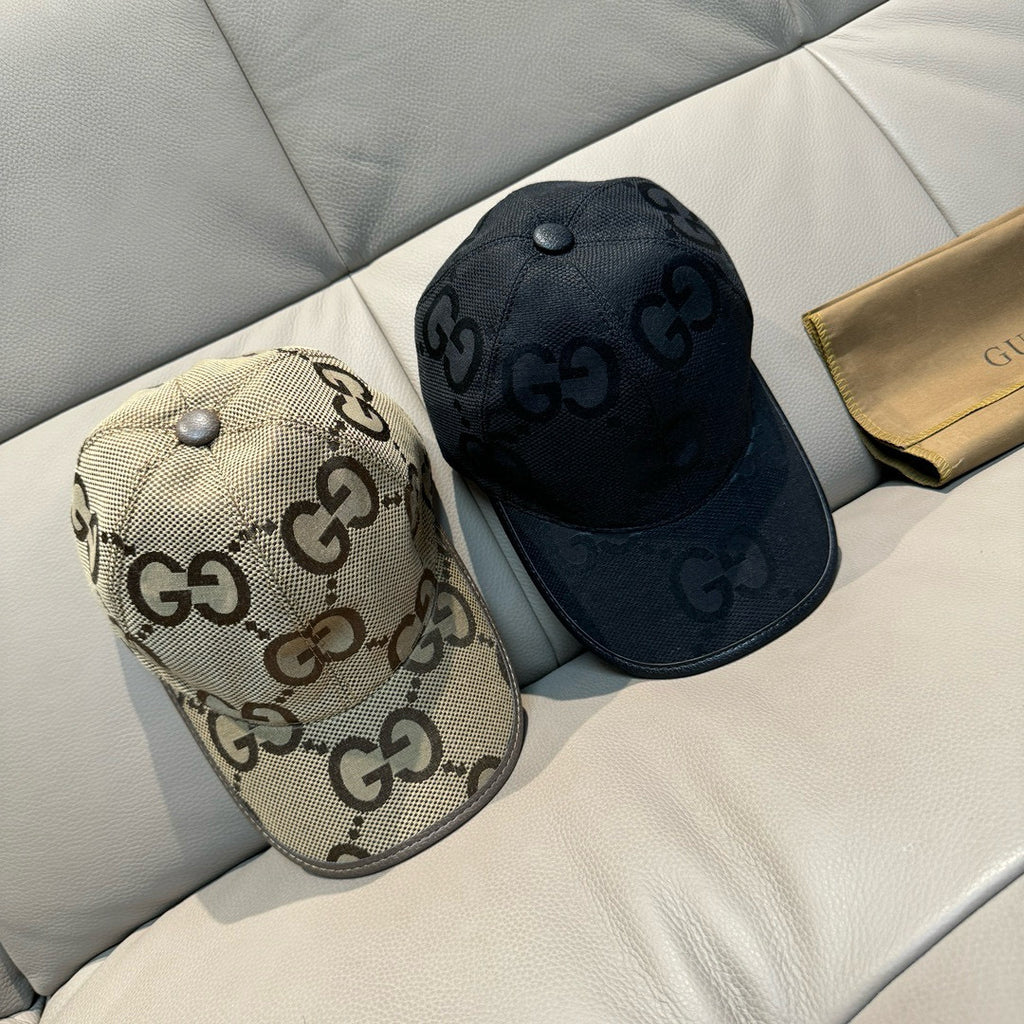 Allover Interlocking Pattern Jacquard Baseball Cap G103009