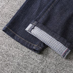 Dark Indigo Triangle Patch Jeans E260934