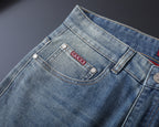 Vintage Embossed Monogram Slim Denim V260843