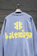 Loose Fit Street Style Crew Neck Sweatshirt X269003