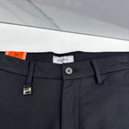Fine Textured Solid Straight Business Trousers P141007