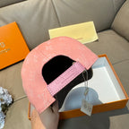 Denim Monogram Print Baseball Cap G103016