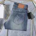 Heritage Triangle Logo Slim Fit Denim E260919