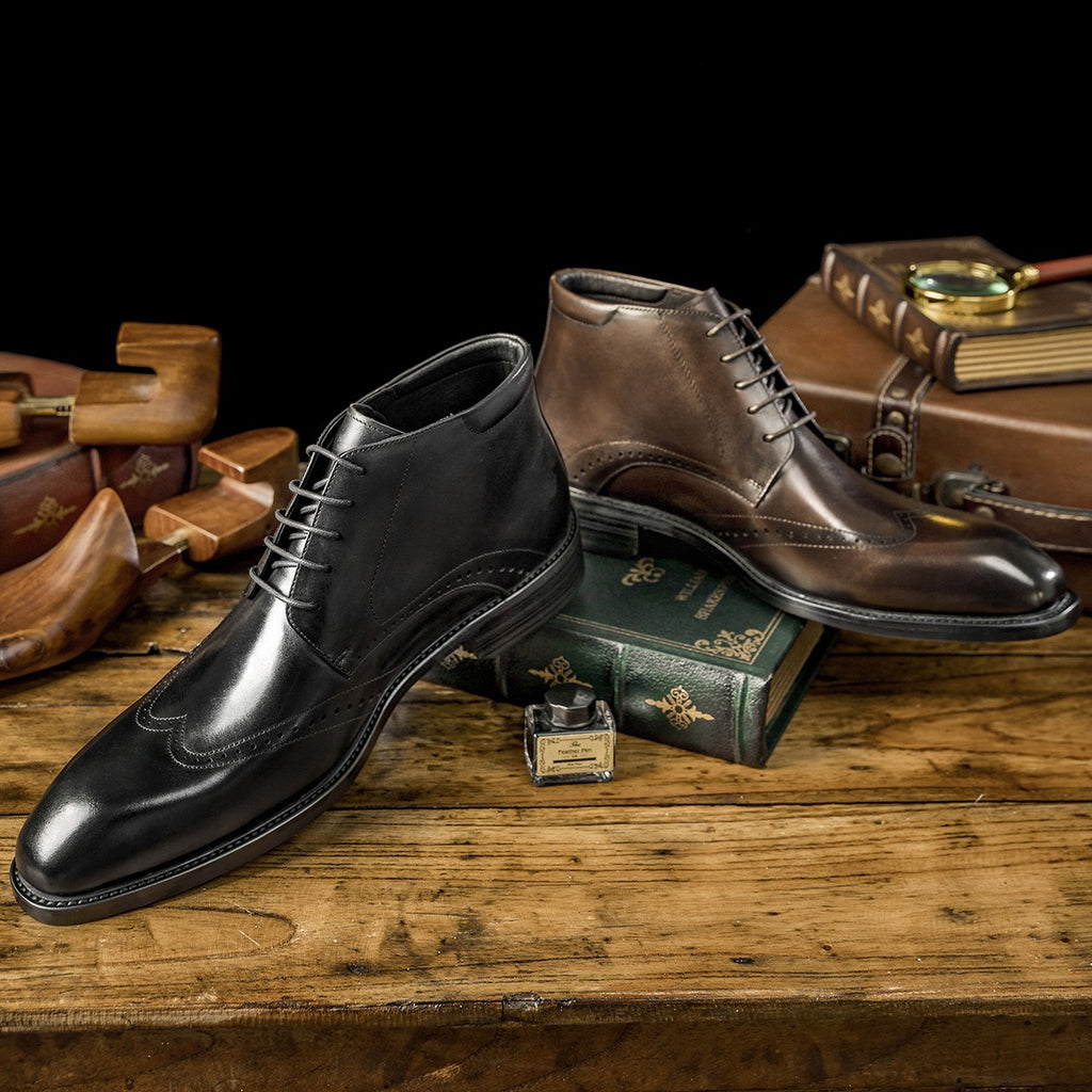 Wingtip Brogue Chukka Ankle Boots P050517