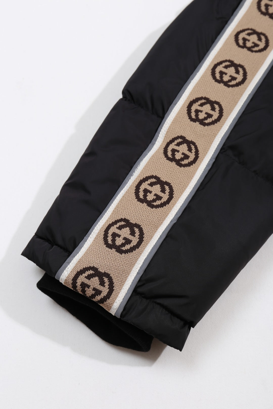 Monogram Jacquard Puffer Winter Jacket MK100002