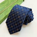 Men's Diamond Grid Jacquard Necktie E2081008