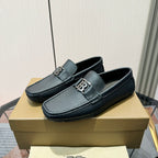 Men's Metal Ornament Buckle Loafer Driving Shoes NE190115