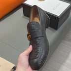 Embossed Interlocking G Loafers S283407
