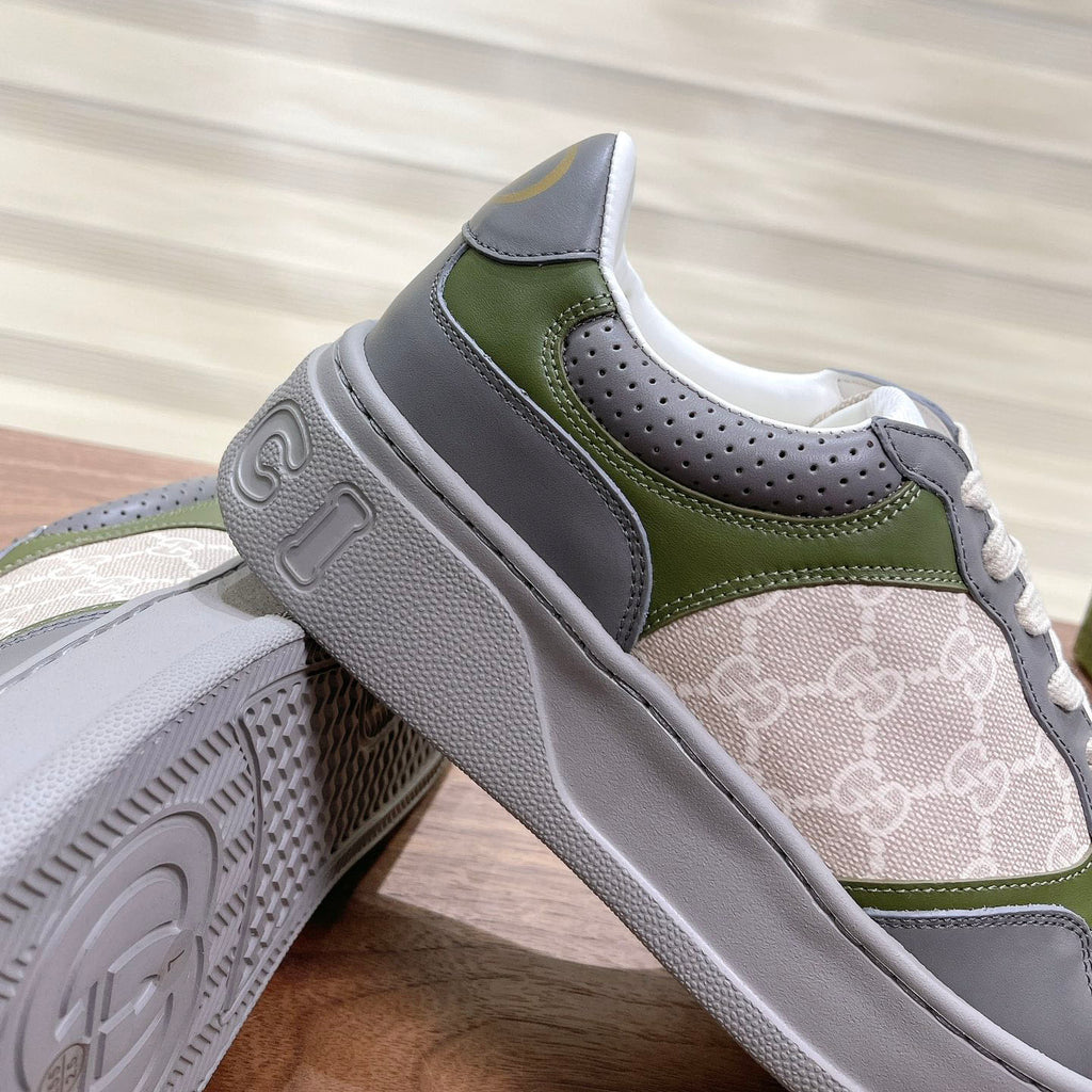 Men's Interlocking G Monogram Patchwork Platform Sneakers JN081101