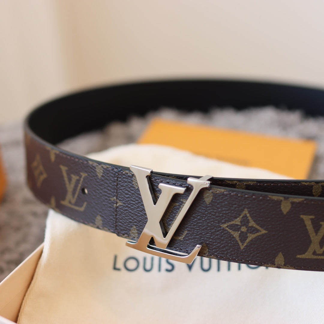 Checkered & Vintage Print Metal Buckle Belt E020802