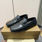 Men's Metal Ornament Buckle Loafer Driving Shoes NE190115