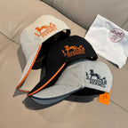 Letter H & Carriage Embroidery Baseball Cap G103012