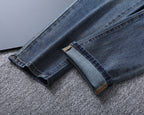 Vertical Embroidered Pocket Slim Fit Denim V260829