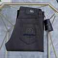 Dark Wash Grey Multi-Style Embroidery Denim Jeans L260604