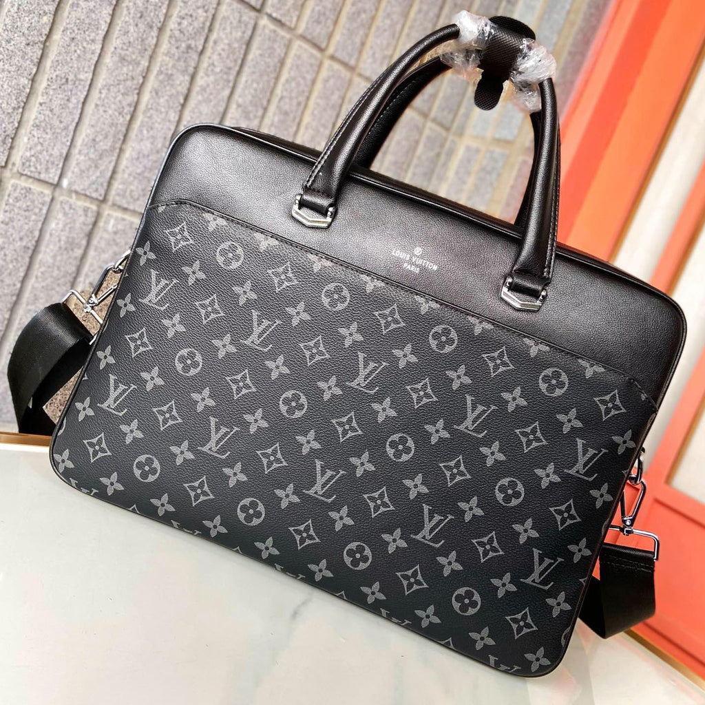 Monogram Print Splicing Business Briefcase B101016