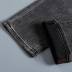 Men's Metal Triangle Logo Straight Fit Denim Jeans NE210204