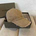 Frayed Edge Metal Logo Baseball Cap G103006