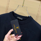 New Round Neck Embossed Jacquard Knit Sweater GN380101