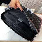 Monogram Print Splicing Business Briefcase B101016