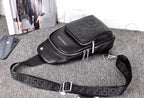 Grain Leather Embossed Pattern Chest Sling Bag B101002