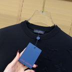 New Crew Neck Mixed Jacquard Knit Pullover Sweater GN380102