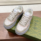 Men's Interlocking G Monogram Patchwork Platform Sneakers JN081101
