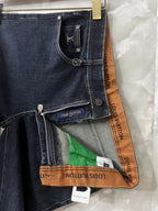 Dark Indigo Patch Detail Jeans M260714