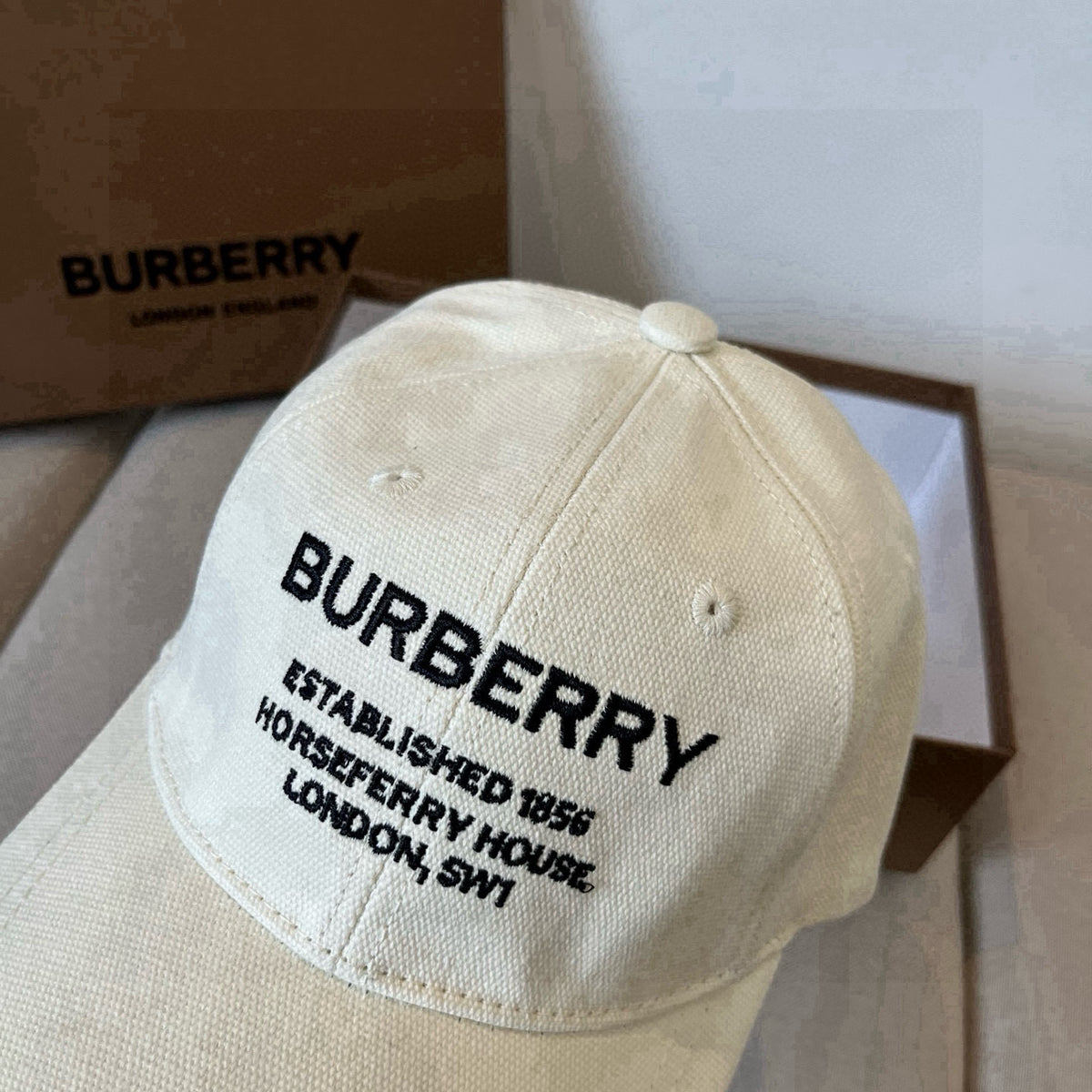 Multi-line Text Embroidery Baseball Cap G103007