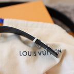 Checkered & Vintage Print Metal Buckle Belt E020802