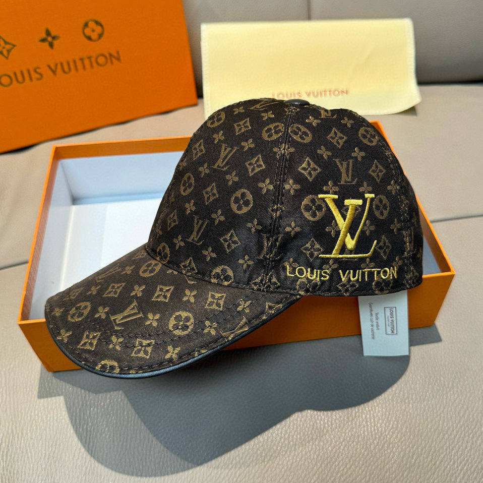 3D Raised Letter Embroidery Allover Print Baseball Cap H261001