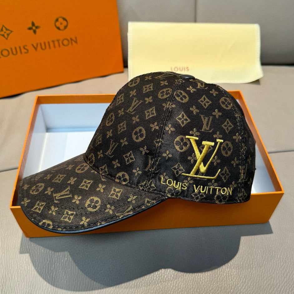 3D Raised Letter Embroidery Allover Print Baseball Cap H261001